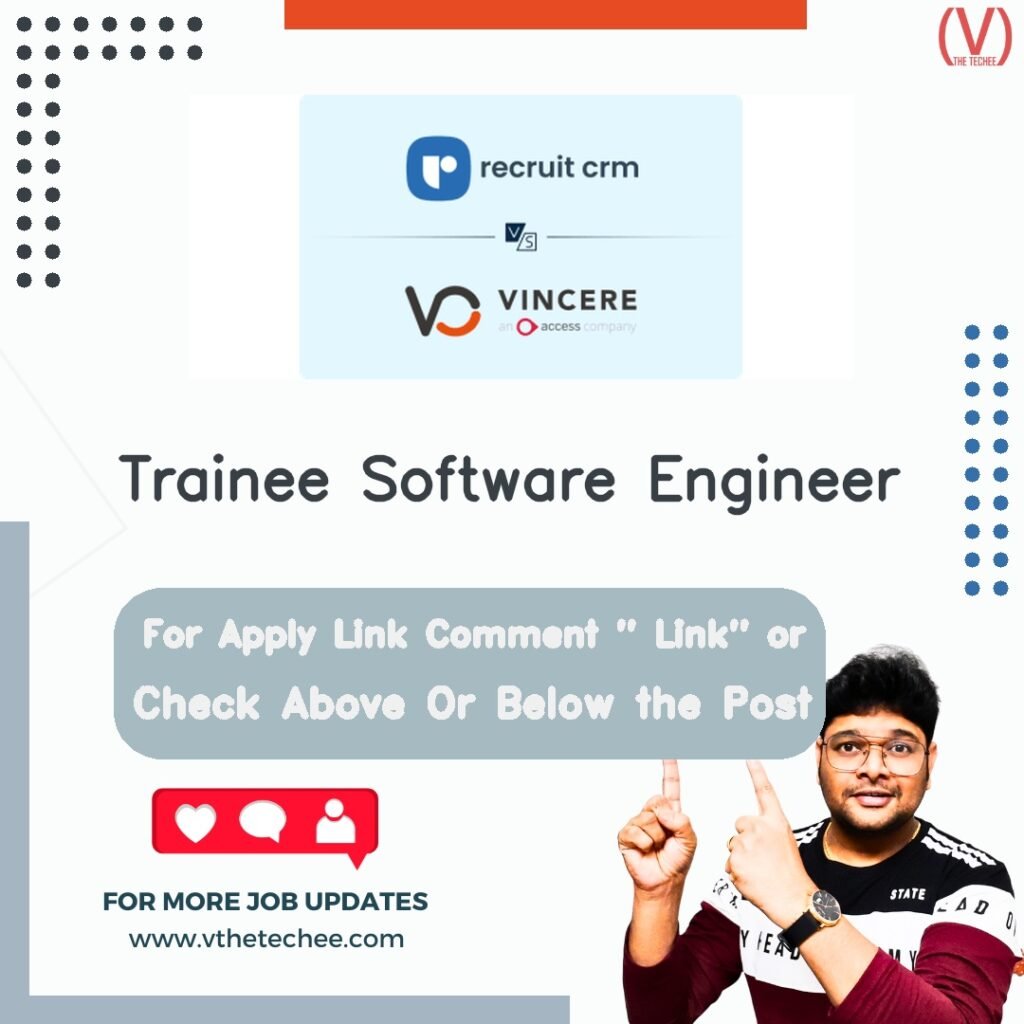 Trainee Software Engineer at Recruit CRM