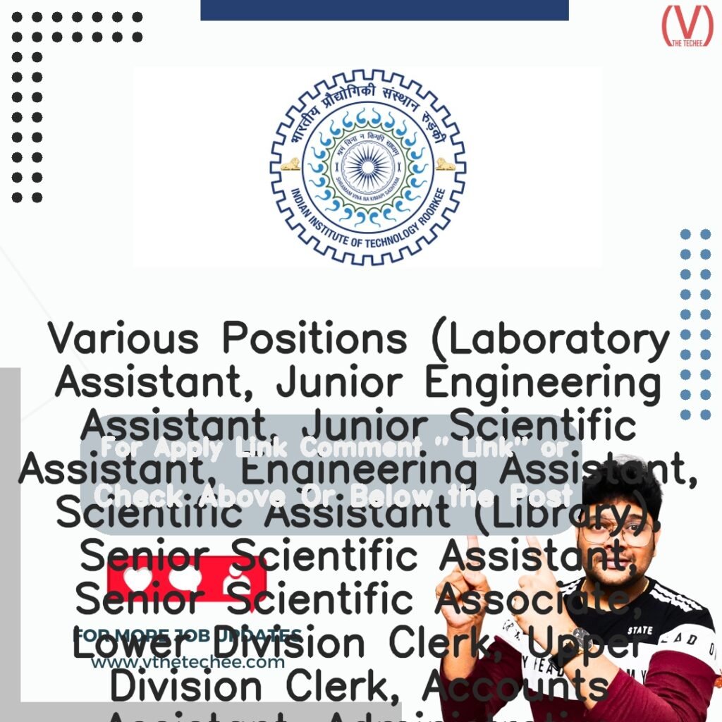 Various Positions (Laboratory Assistant, Junior Engineering Assistant, Junior Scientific Assistant, Engineering Assistant, Scientific Assistant (Library), Senior Scientific Assistant, Senior Scientific Associate, Lower Division Clerk, Upper Division Clerk, Accounts Assistant, Administrative Assistant, Junior Officer, Personal Assistant, Driver, Multi-Tasking Staff) at Aryabhatta Research Institute of Observational Sciences (ARIES), Nainital