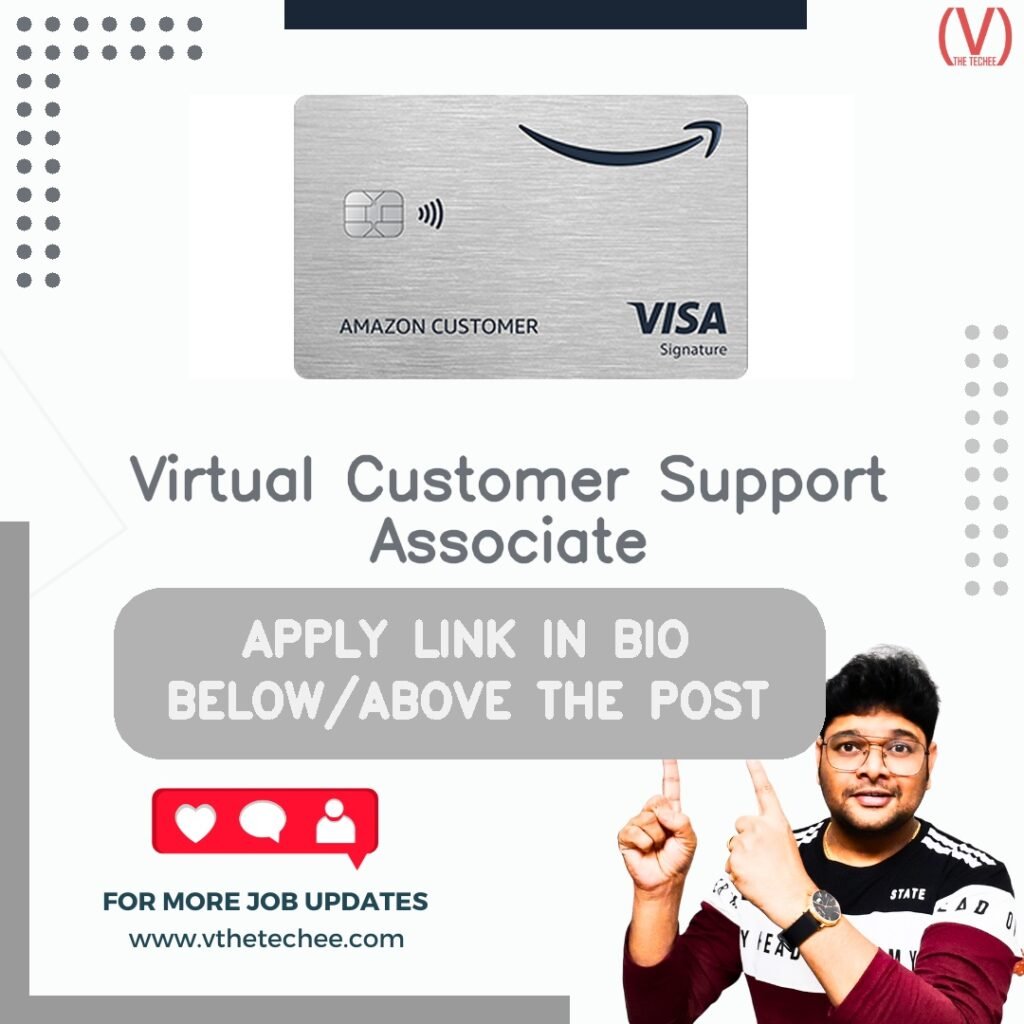 Virtual Customer Support Associate at Amazon