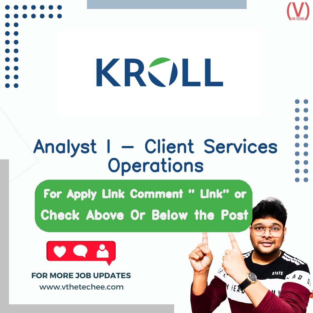 Kroll hiring poster vthetecheejobs