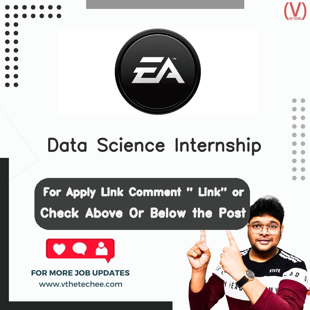 Electronic Arts Inc. (EA) hiring poster vthetecheejobs