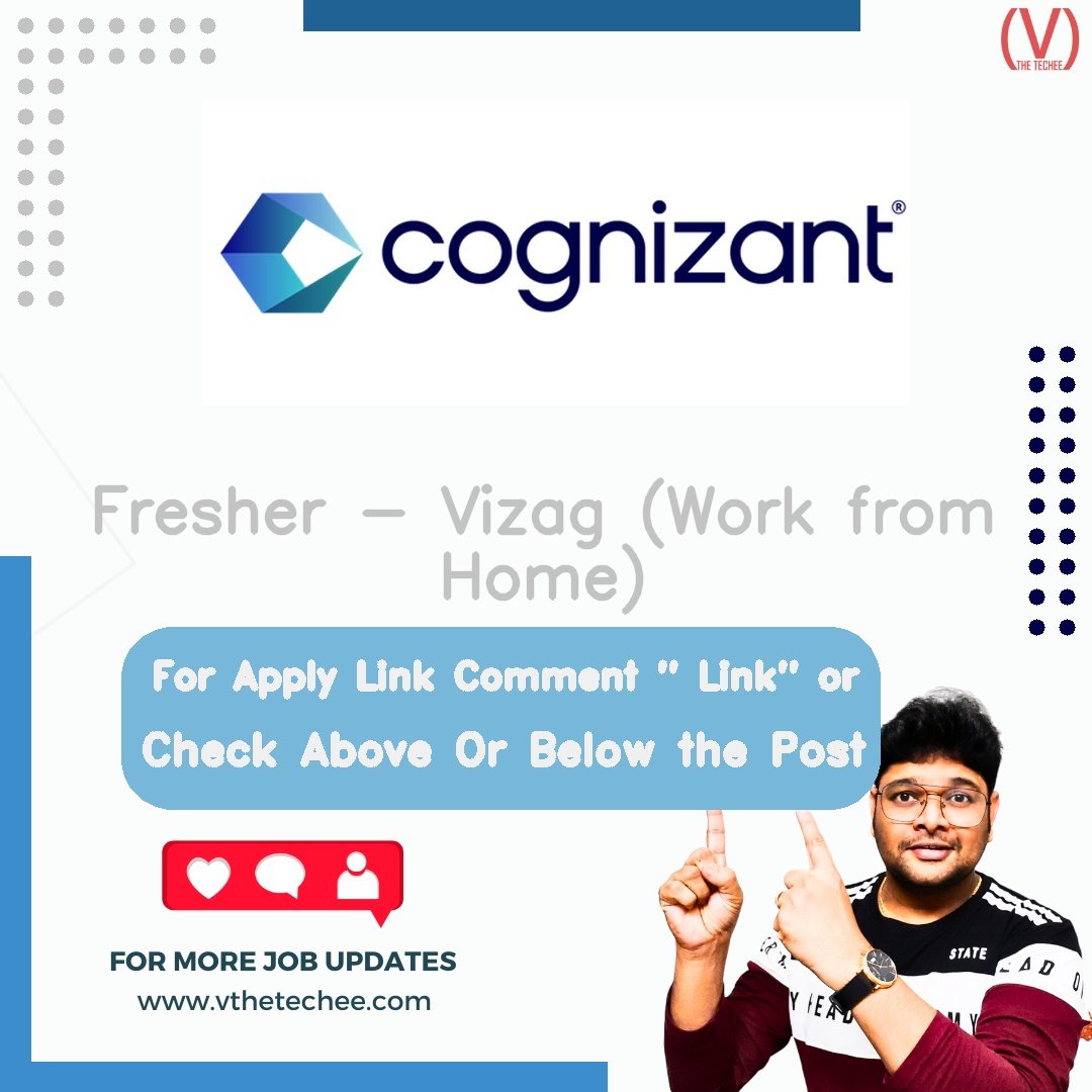 Cognizant hiring poster vthetecheejobs