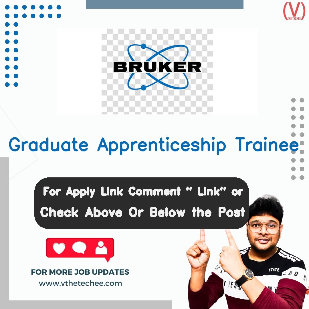 Bruker hiring poster vthetecheejobs