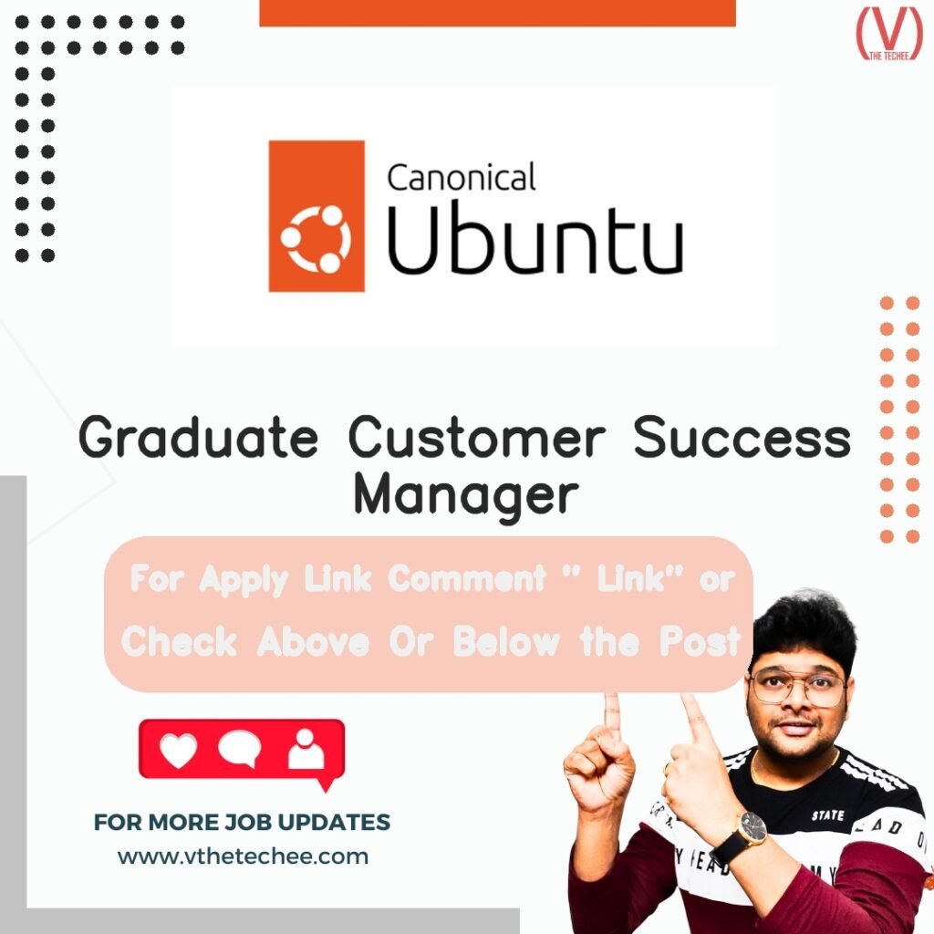 Graduate Customer Success Manager at Canonical
