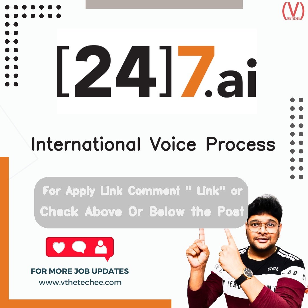 [24]7.ai hiring poster vthetecheejobs