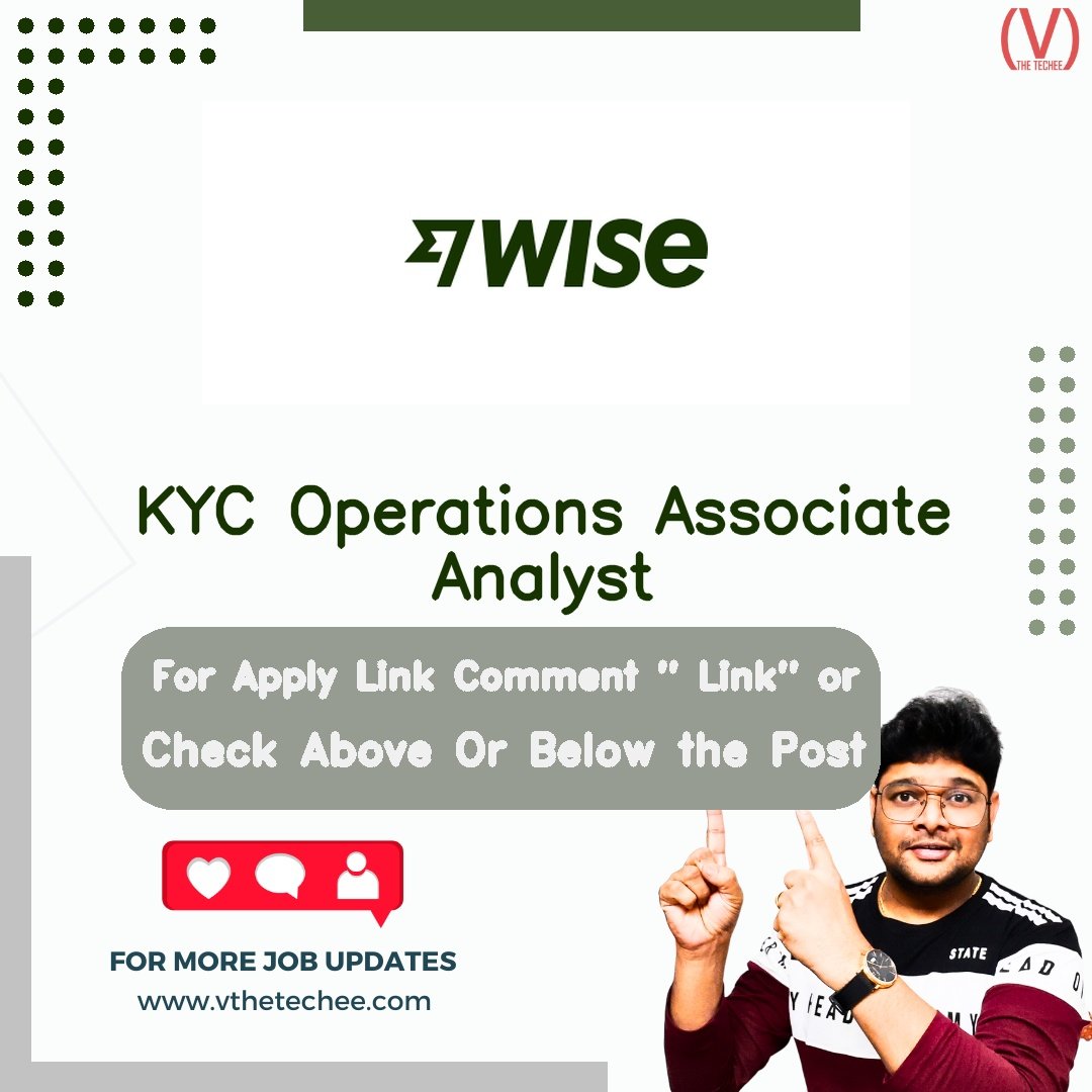 Wise hiring poster vthetecheejobs
