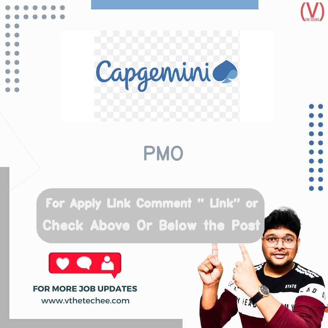 Capgemini hiring poster vthetecheejobs