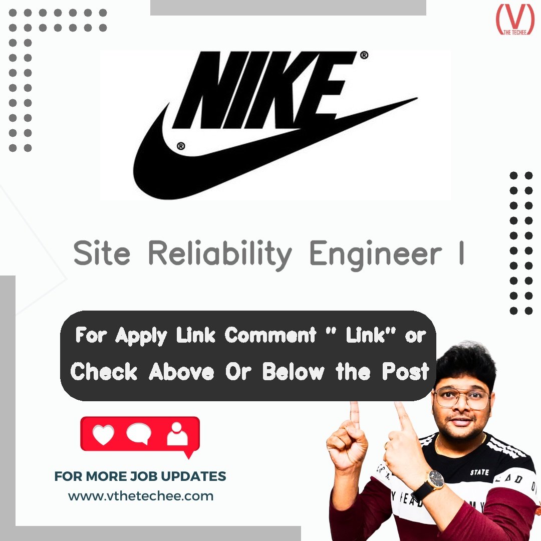 NIKE, Inc. hiring poster vthetecheejobs