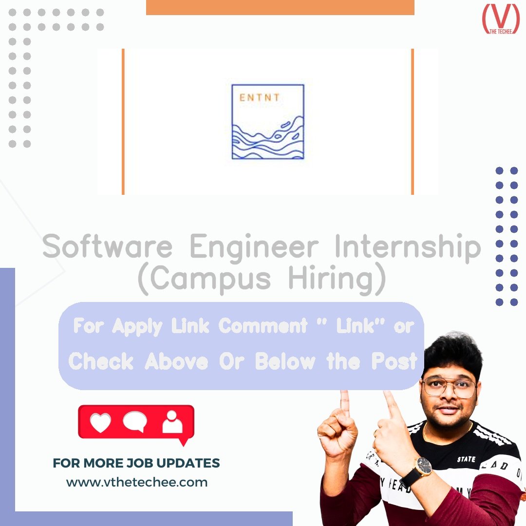 ENTNT hiring poster vthetecheejobs