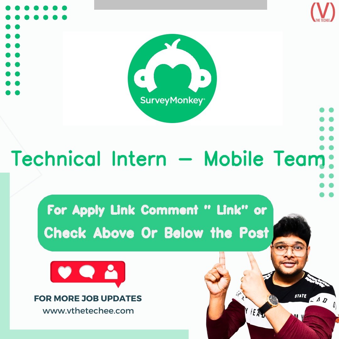 SurveyMonkey hiring poster vthetecheejobs