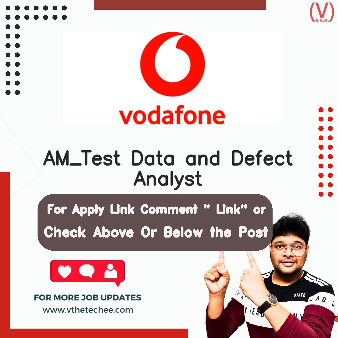 Vodafone hiring poster vthetecheejobs