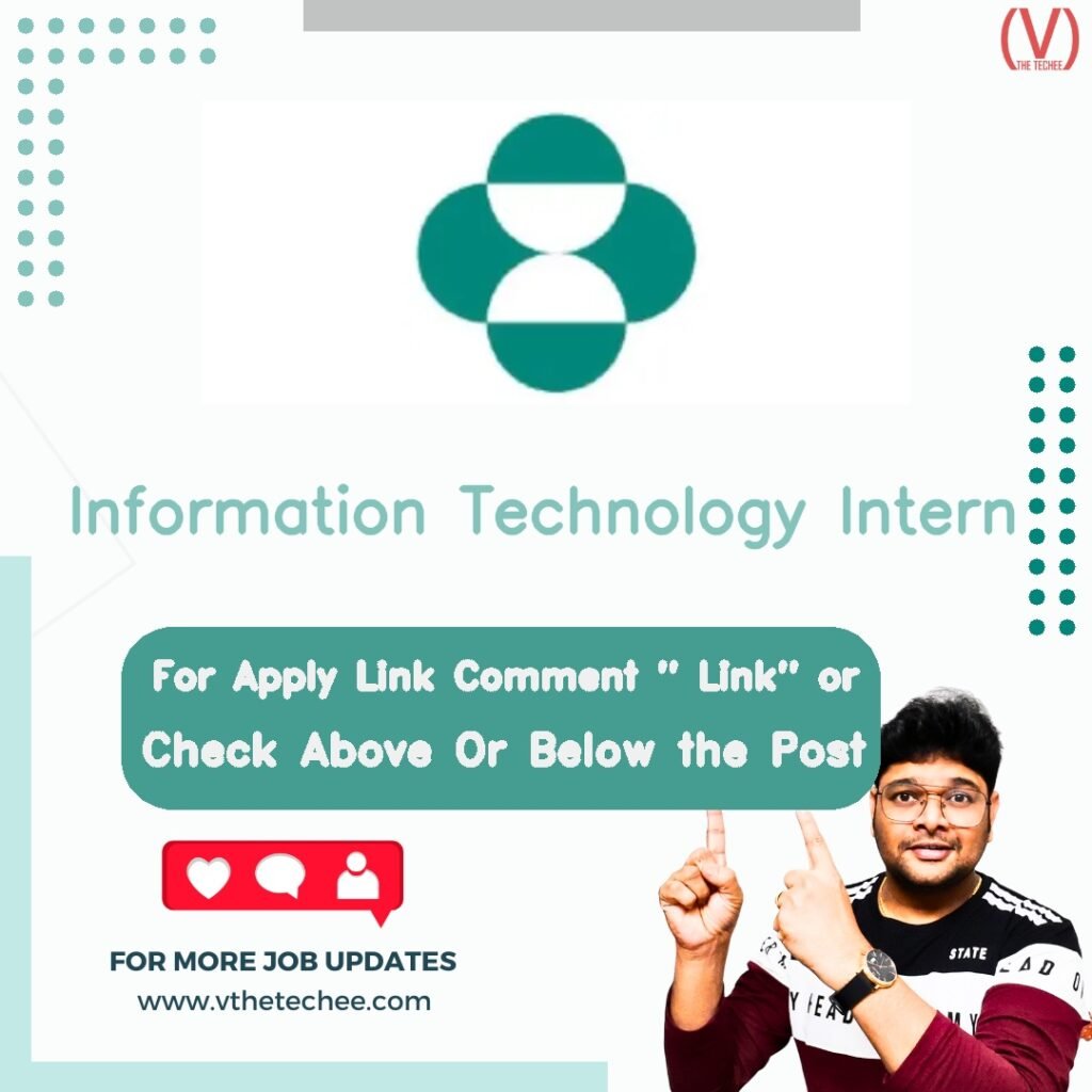 Information Technology Intern at Merck & Co., Inc., Rahway, NJ, USA, also known as Merck Sharp & Dohme LLC, Rahway, NJ, USA