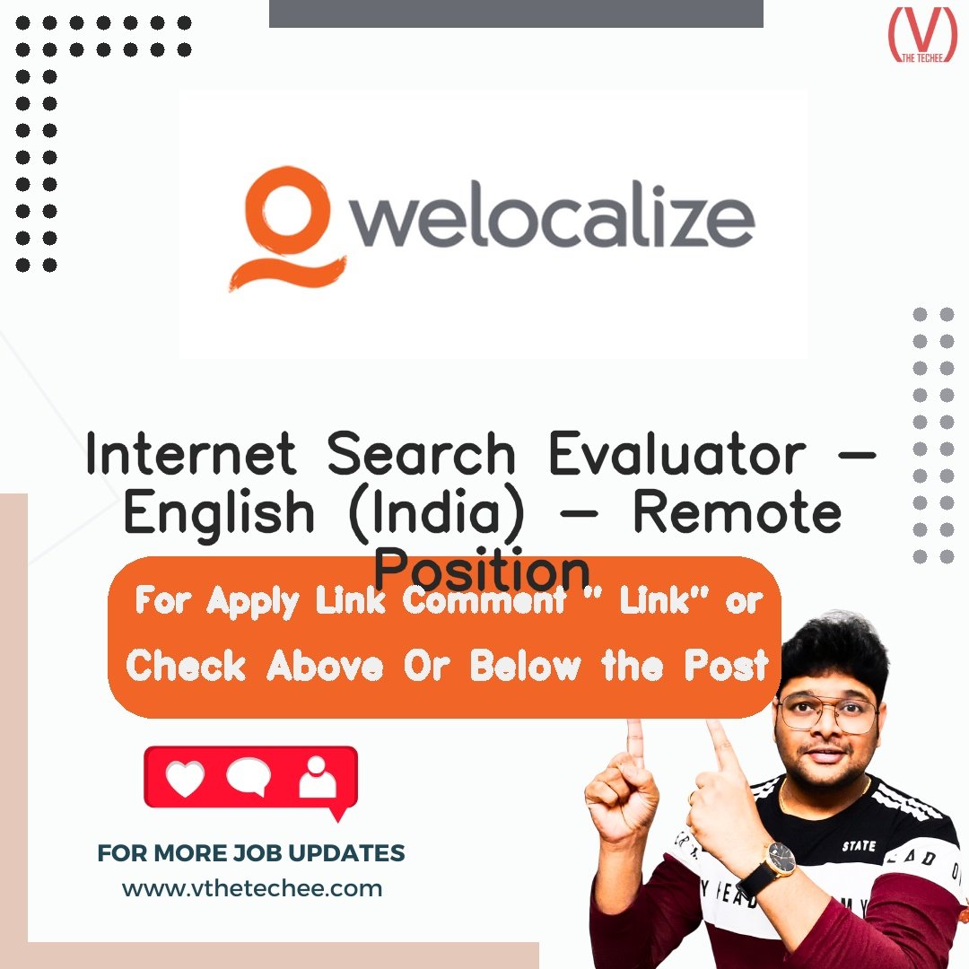 Welocalize hiring poster vthetecheejobs