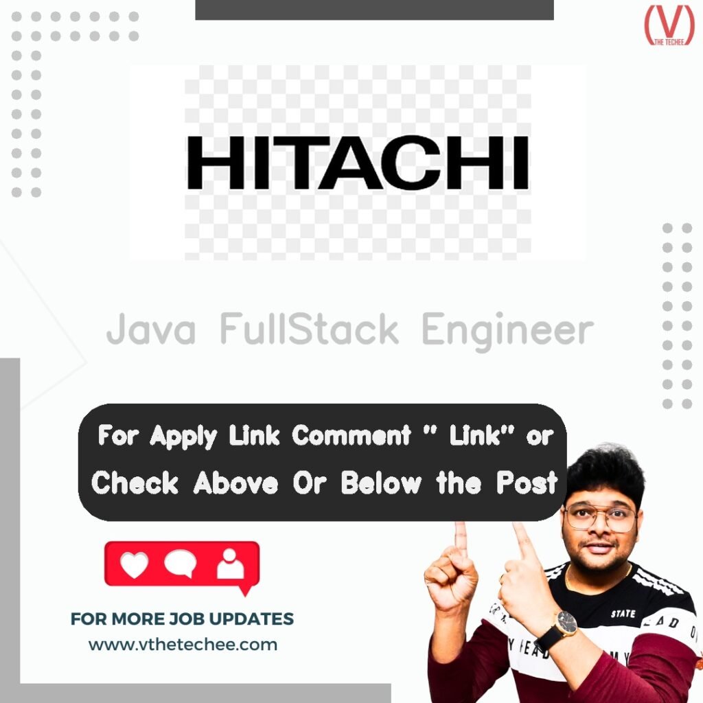 Java FullStack Engineer at Hitachi