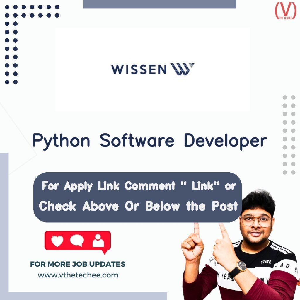 Python Software Developer at Wissen Infotech