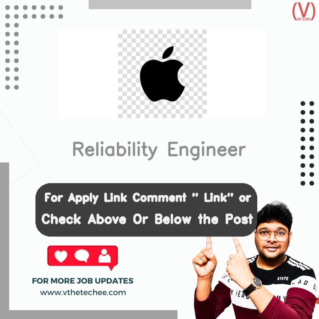 Reliability Engineer at Apple