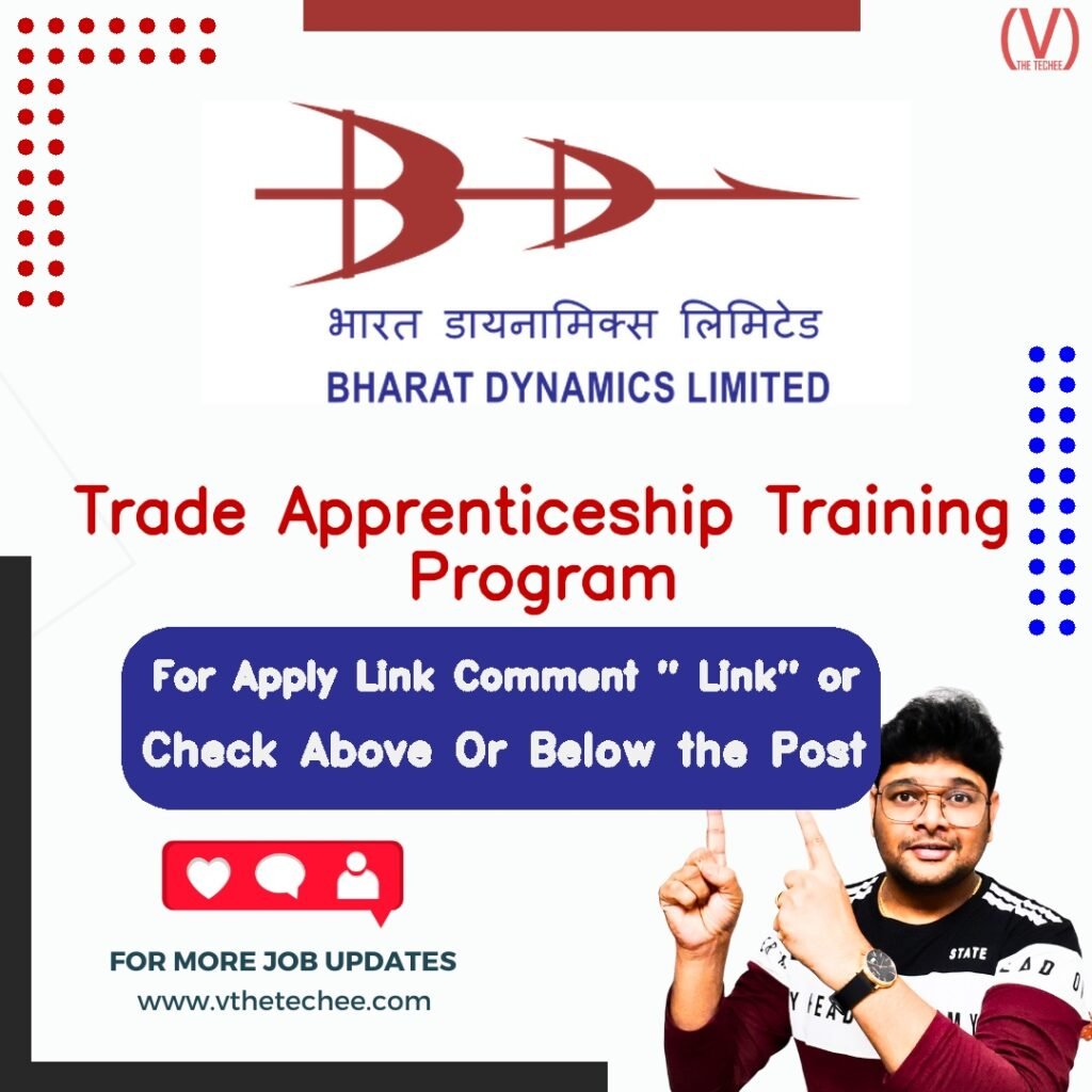 Trade Apprenticeship Training Program at BHARAT DYNAMICS LIMITED (BDL)