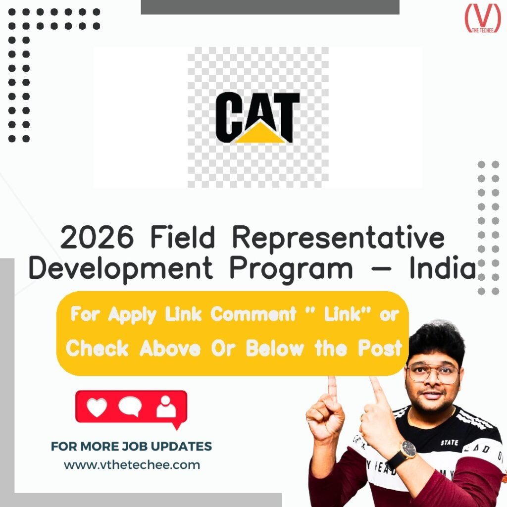 2026 Field Representative Development Program - India at Caterpillar Inc.