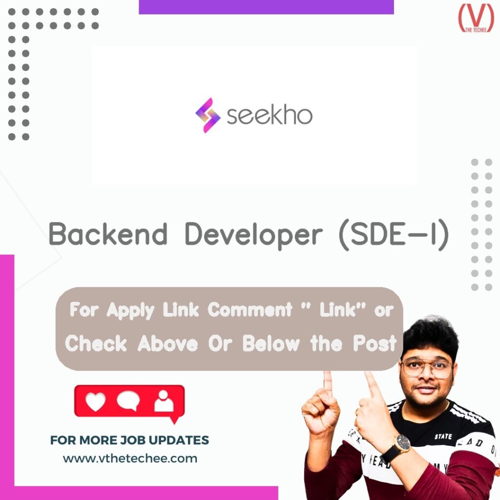 Backend Developer (SDE-I) at Seekho