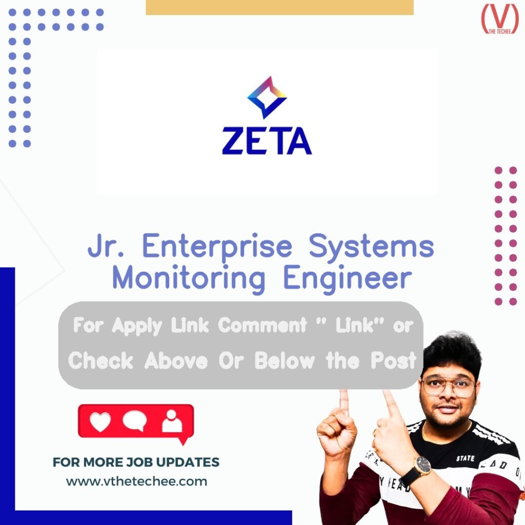 Jr. Enterprise Systems Monitoring Engineer at Zeta Global