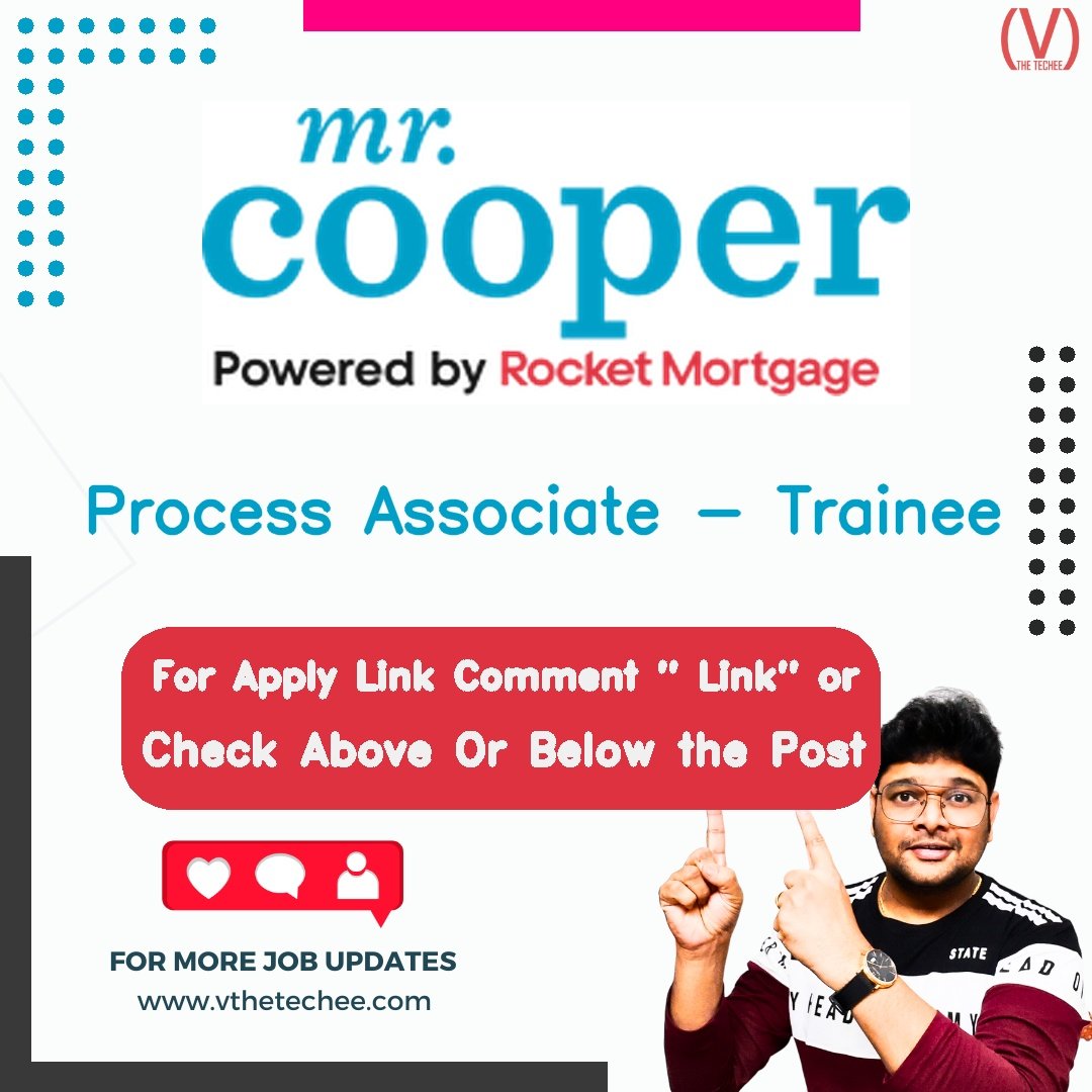 Mr. Cooper Group hiring poster vthetecheejobs