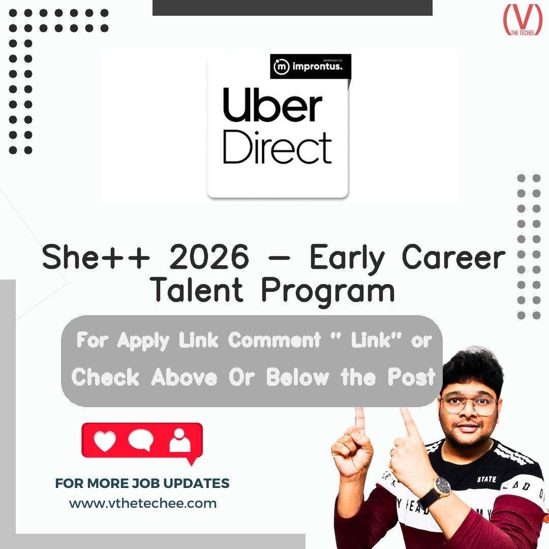Uber hiring poster vthetecheejobs