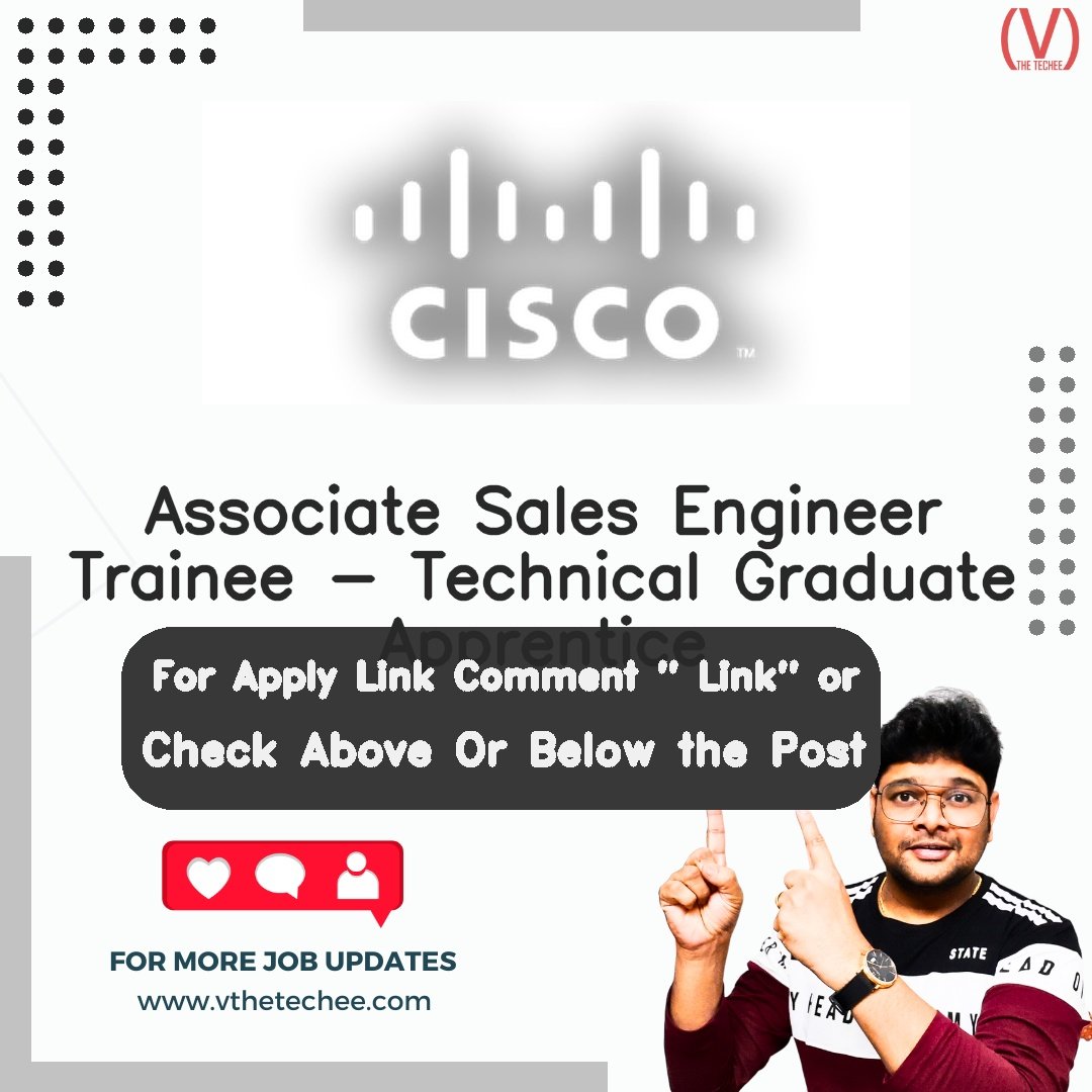 Cisco hiring poster vthetecheejobs
