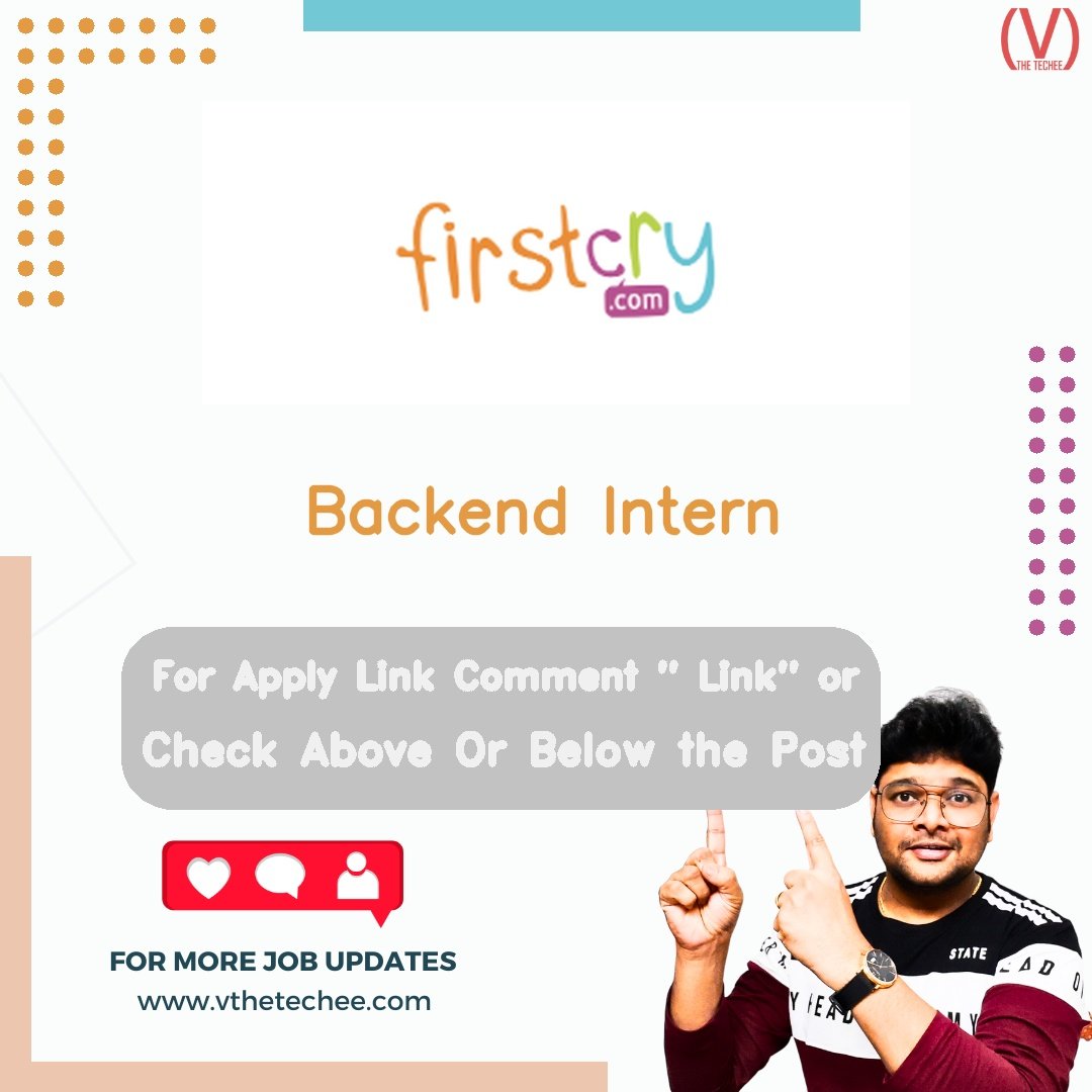Primetrace Technologies is hiring for Backend Intern | Apply Now! 2 Primetrace Technologies hiring poster vthetecheejobs