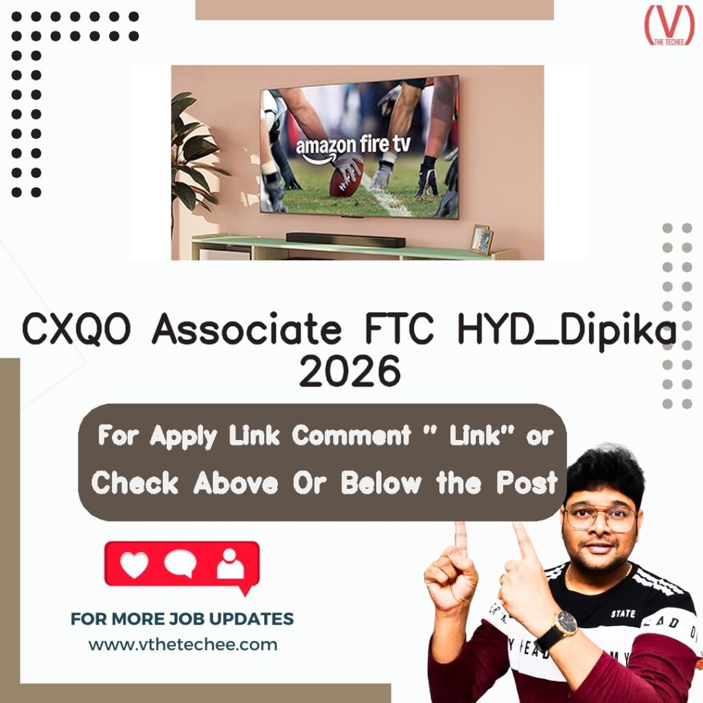 CXQO Associate FTC HYD_Dipika 2026 at Amazon Physical Stores