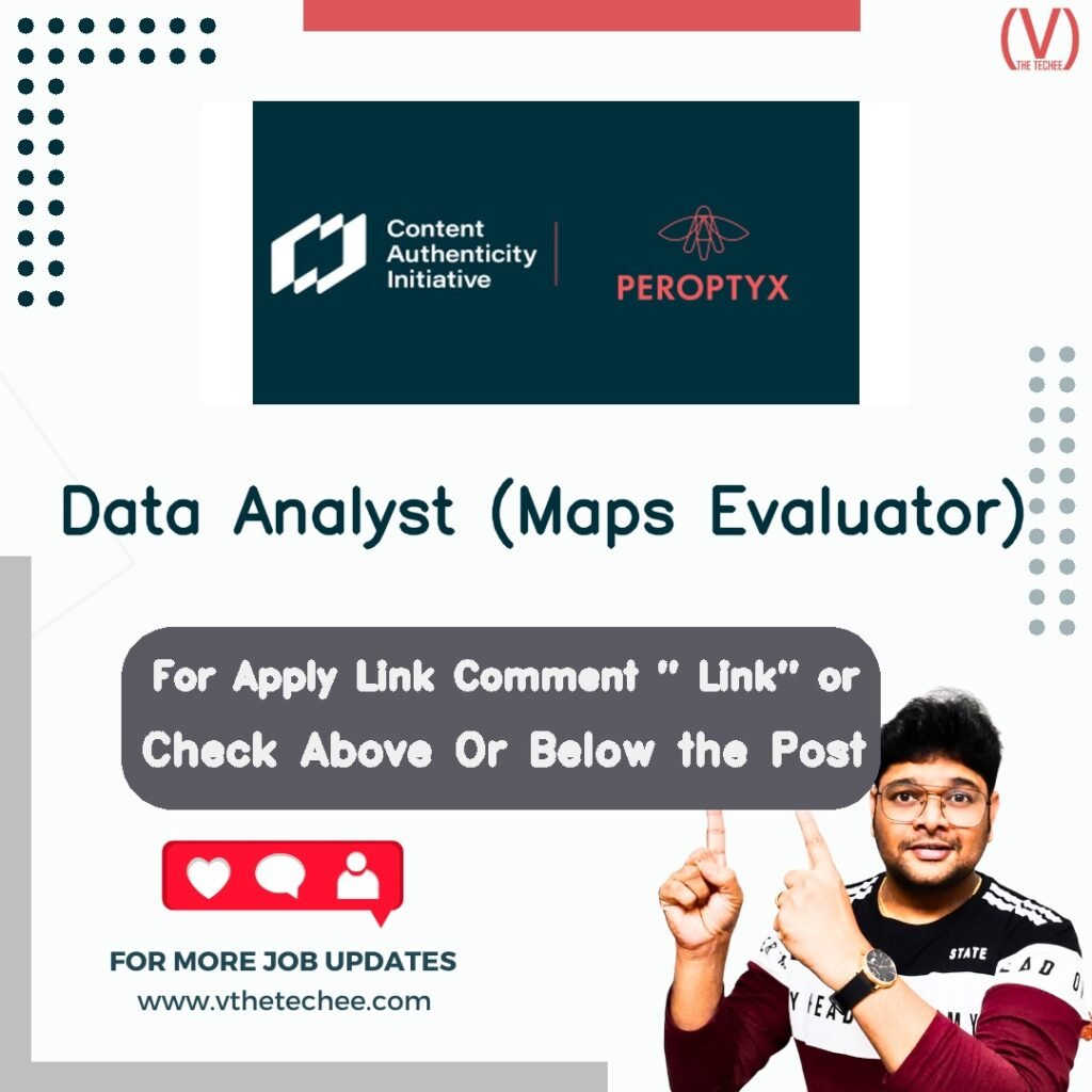 Data Analyst (Maps Evaluator) at Peroptyx