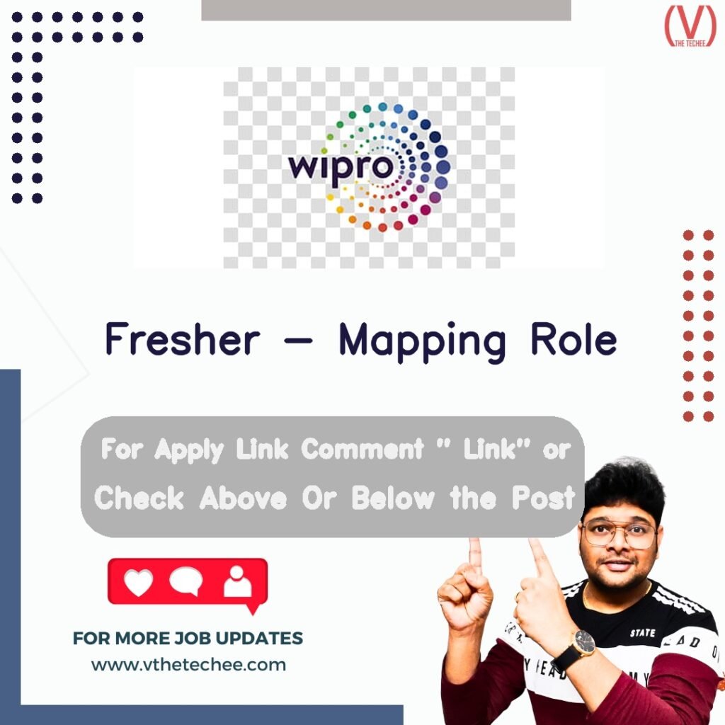 Fresher - Mapping Role at Wipro