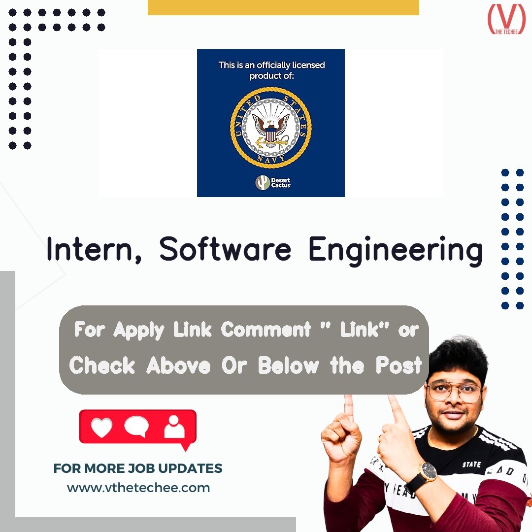 CACTUS is hiring for Intern, Software Engineering | Apply Now! 2 CACTUS hiring poster vthetecheejobs