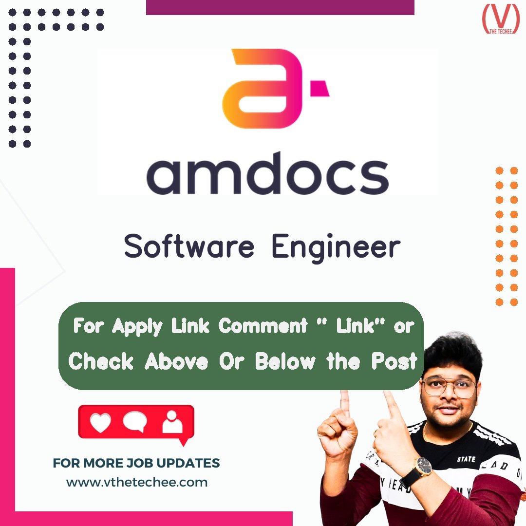 Amdocs hiring poster vthetecheejobs