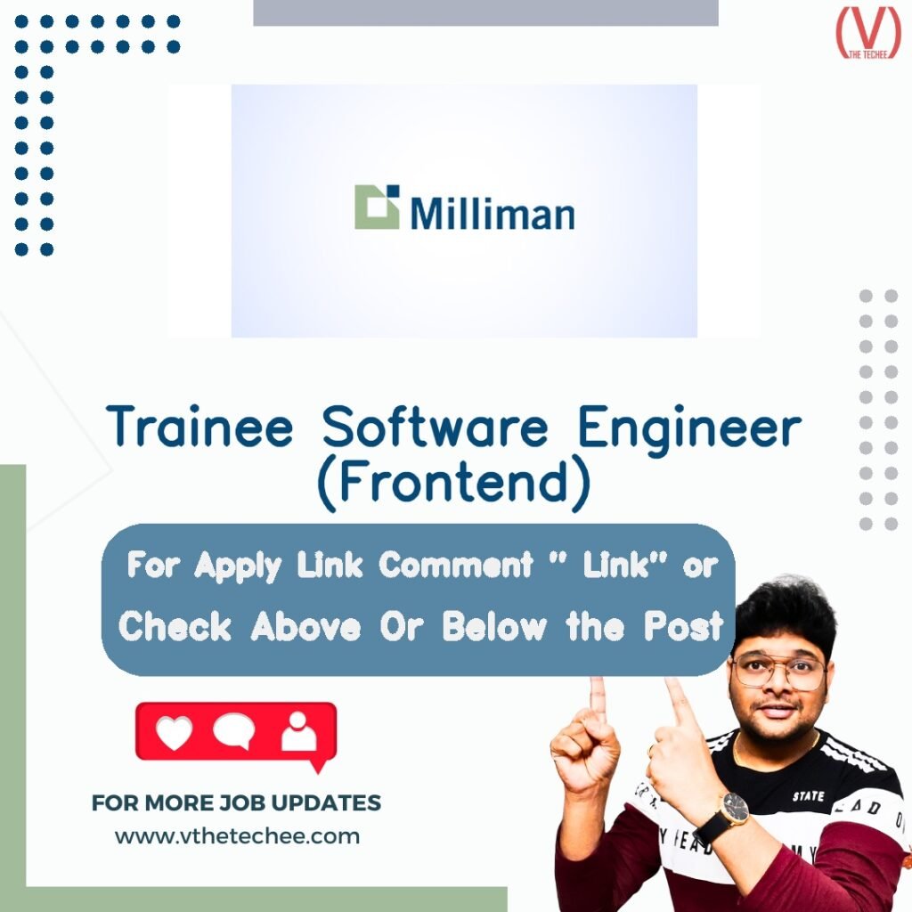 Trainee Software Engineer (Frontend) at Milliman
