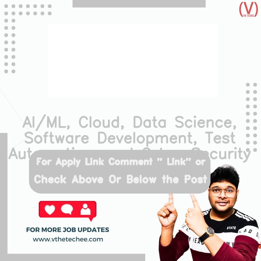 AI/ML, Cloud, Data Science, Software Development, Test Automation, and Cyber Security Professionals at Cyient