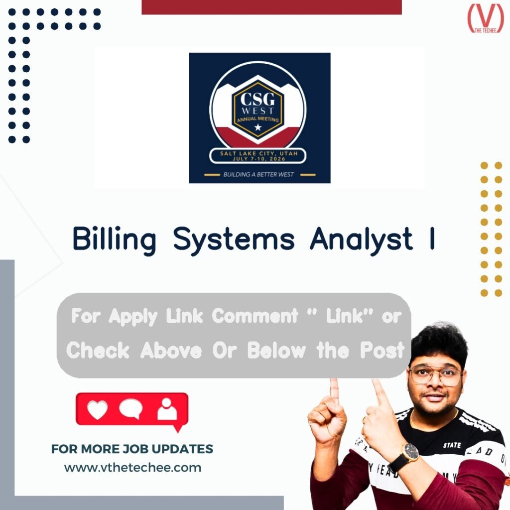 Billing Systems Analyst I at CSG