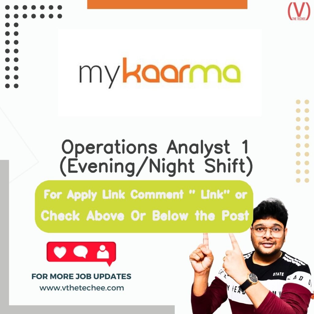 Operations Analyst 1 (Evening/Night Shift) at myKaarma