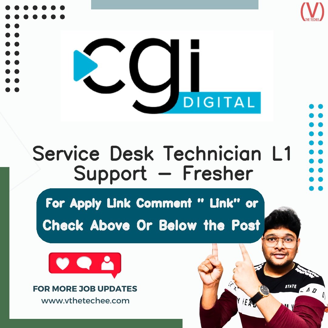 CGI hiring poster vthetecheejobs