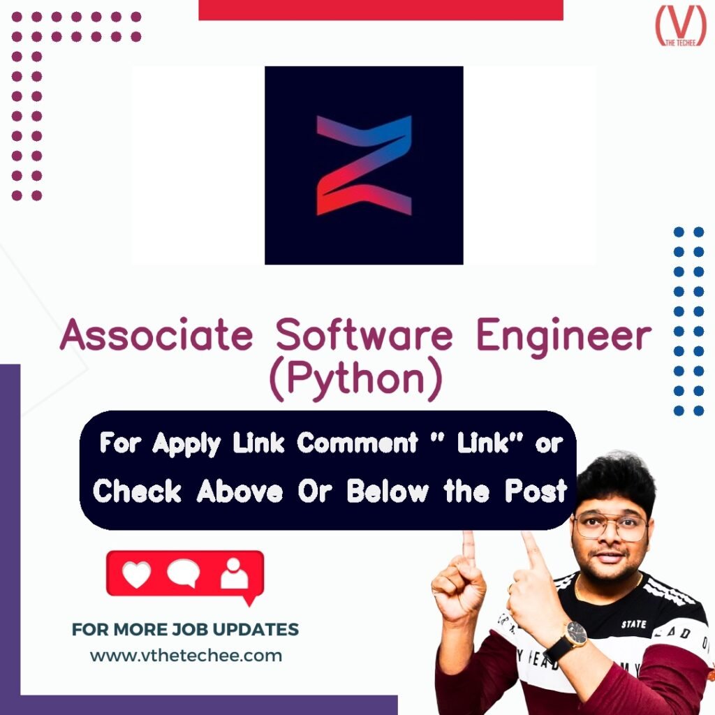 Associate Software Engineer (Python) at Zapare Technologies Pvt Ltd