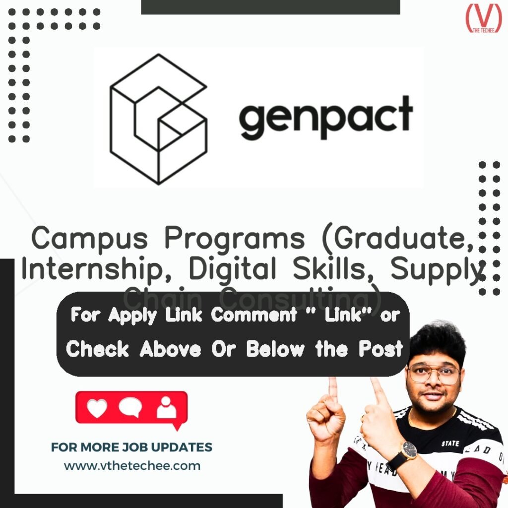Campus Programs (Graduate, Internship, Digital Skills, Supply Chain Consulting) at Genpact
