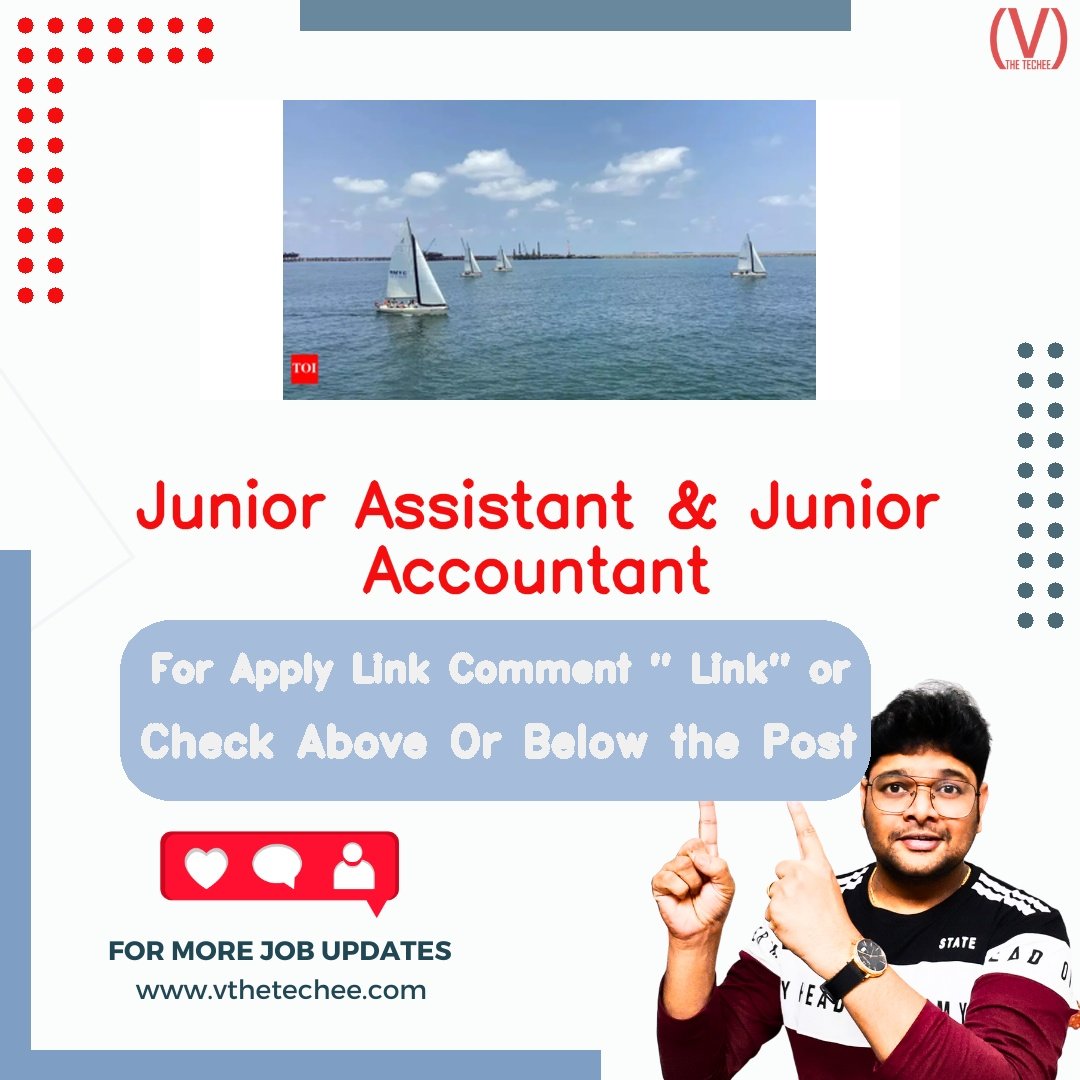 Kamarajar Port Limited - KPL hiring poster vthetecheejobs