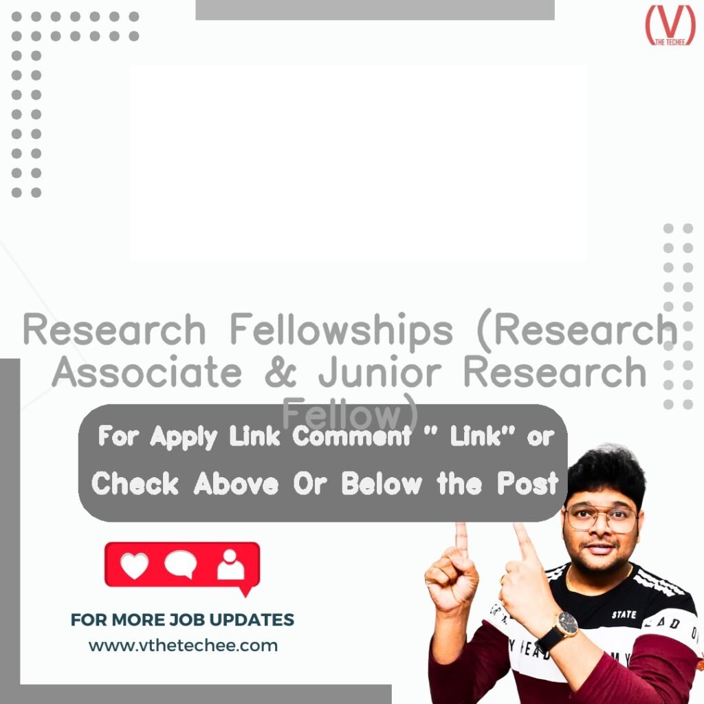Research Fellowships (Research Associate & Junior Research Fellow) at Aeronautical Development Establishment (ADE), Defence Research & Development Organisation (DRDO), Ministry of Defence, Government of India