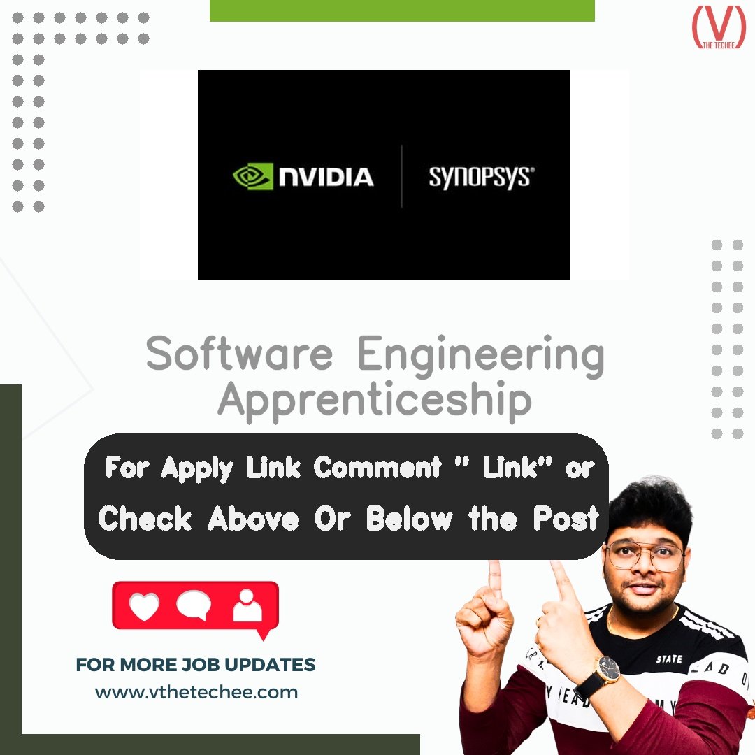 Synopsys is hiring for Software Engineering Apprenticeship | Apply Now! 2 Synopsys hiring poster vthetecheejobs