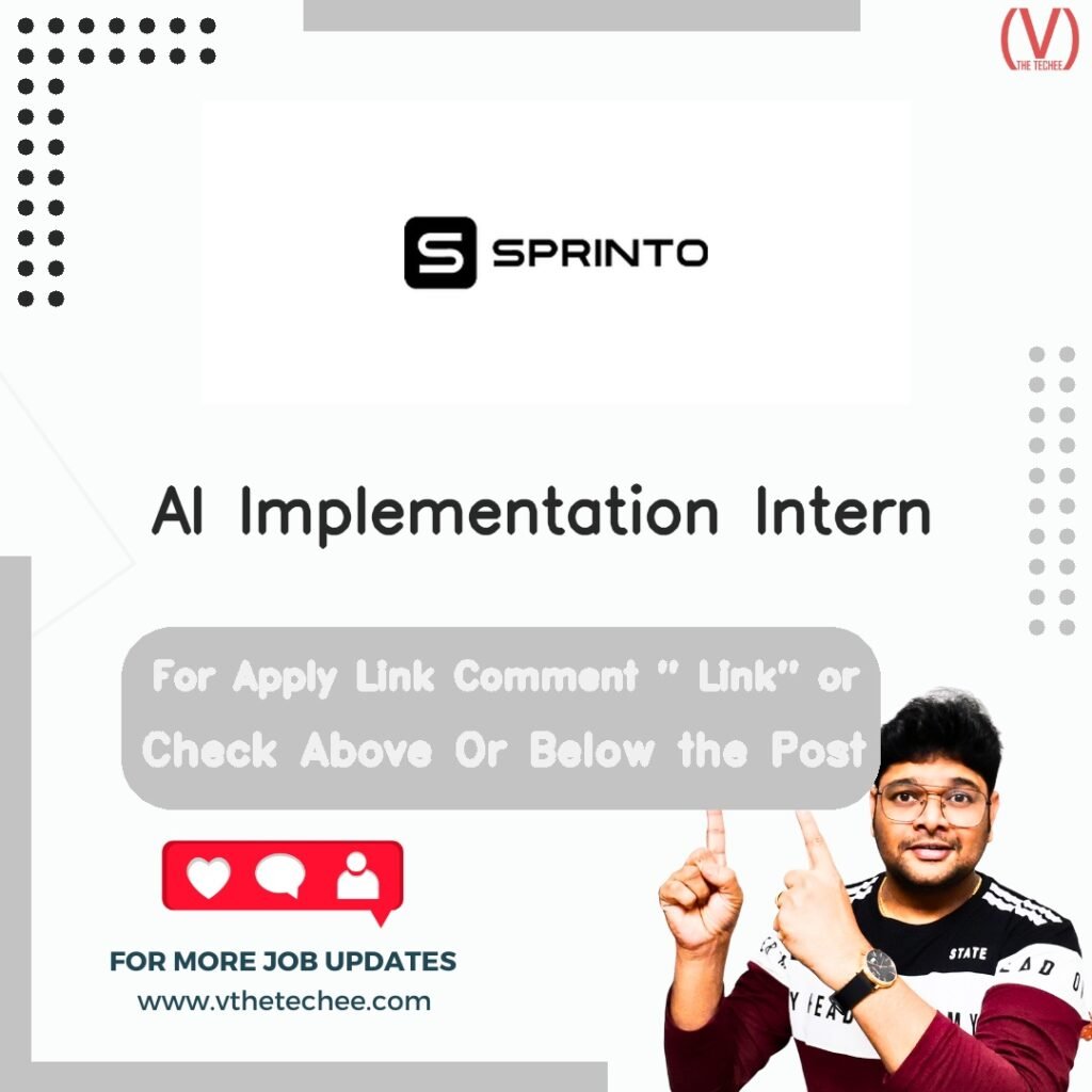 AI Implementation Intern at Sprinto