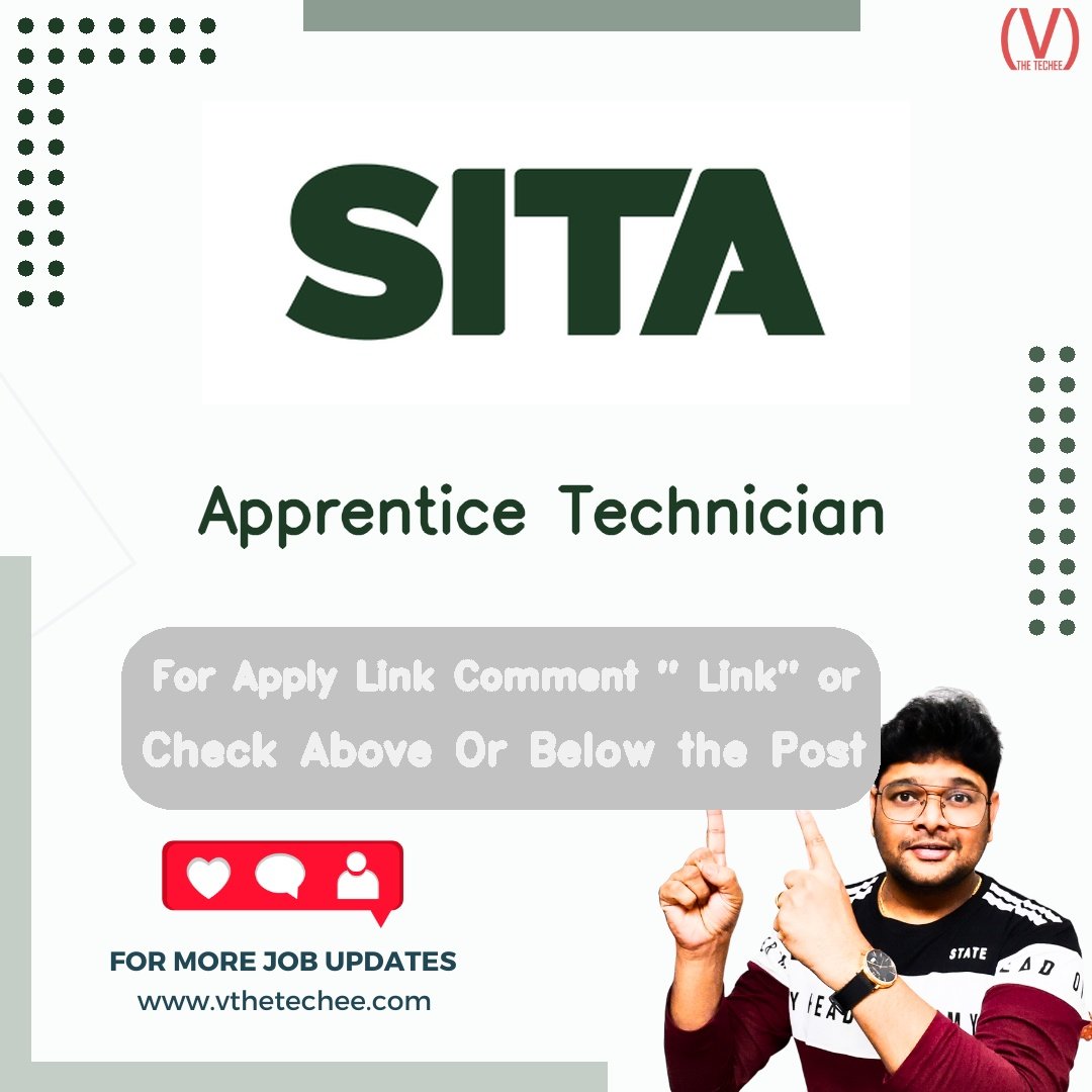 SITA Apprentice Technician job vacancy – VtheTechee Jobs