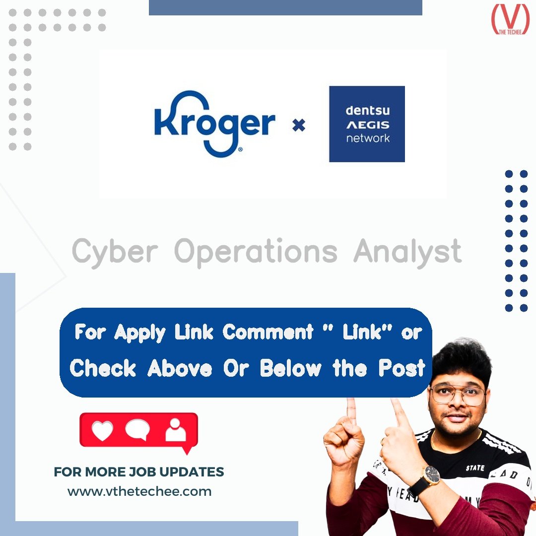 Dentsu Aegis Network Cyber Operations Analyst job vacancy – VtheTechee Jobs