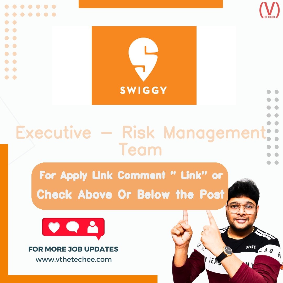 Swiggy hiring poster vthetecheejobs