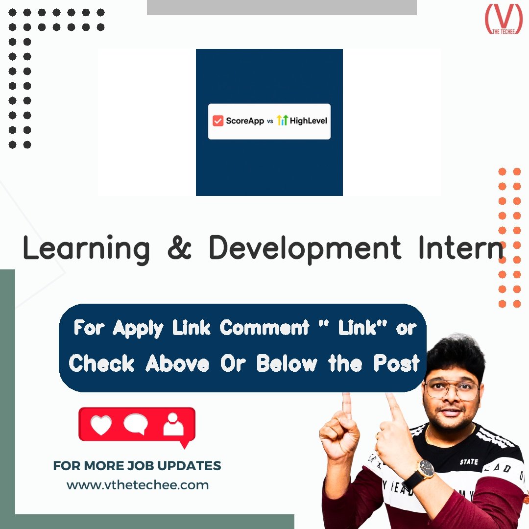 HighLevel hiring poster vthetecheejobs