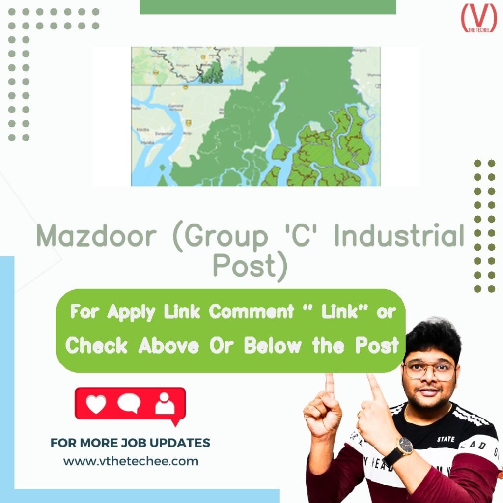 Mazdoor (Group 'C' Industrial Post) at Andaman & Nicobar Administration, Department of Environment & Forests