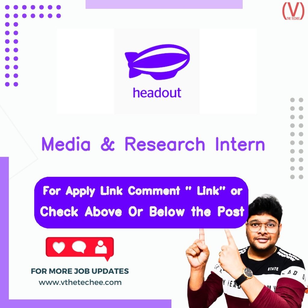 Media & Research Intern at Headout – Remote / Work From Home job opening
